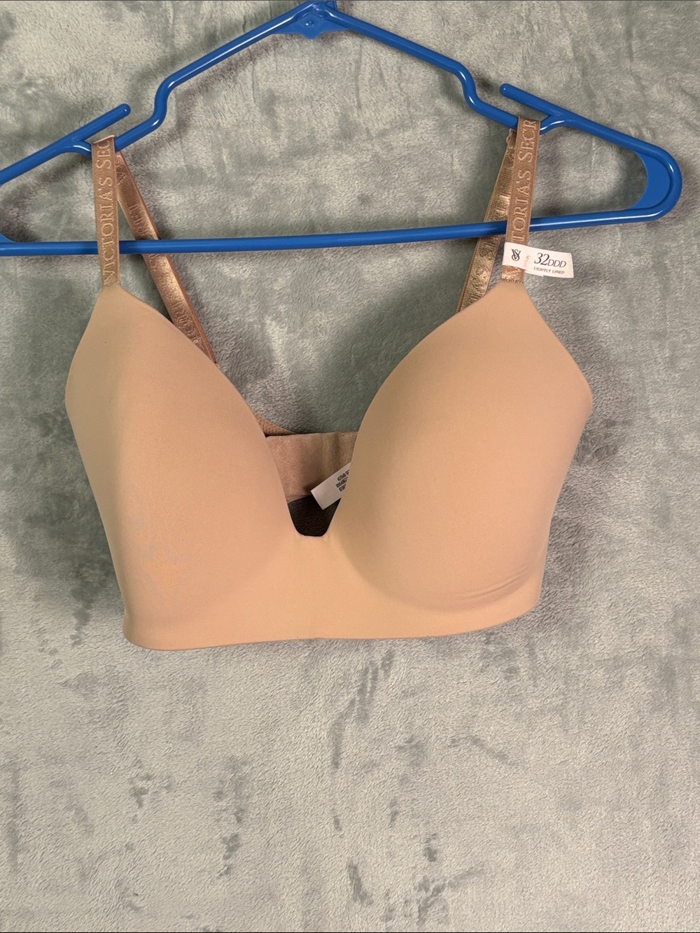 NWT New Victoria’s Secret Pink Nude T-shirt Bra Size 32DDD